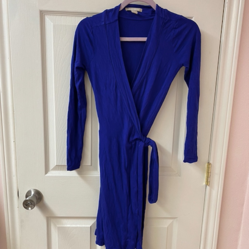 Banana Republic royal blue wrap dress, size PXXS